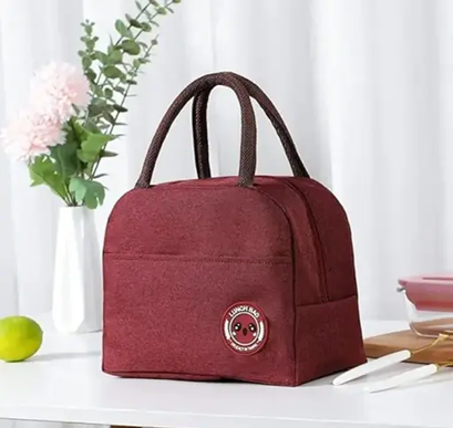 Lunch Box Bag, Lunch Bag with Insulated Material for Women, Man, Office, School, College, Beach, Picnic, Fishing, Hiking Travel, Cooler Tote Bag (5 Color options)