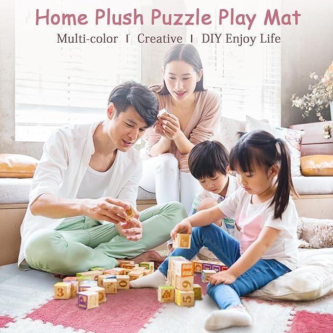 Interlocking Mat (Carpet Tiles) (Soft and Cozy) (6pc)