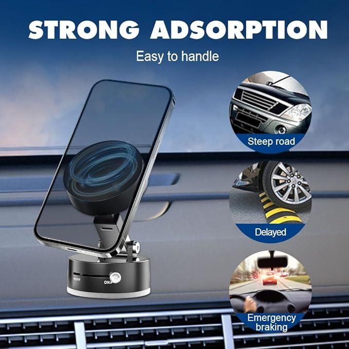Magnetic Phone Holder (Vacuum Suction) (Portable)