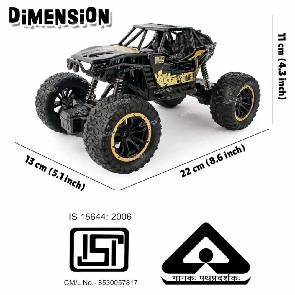Remote Controlled Car for Kids (Rock Crawler) (Monster Truck)