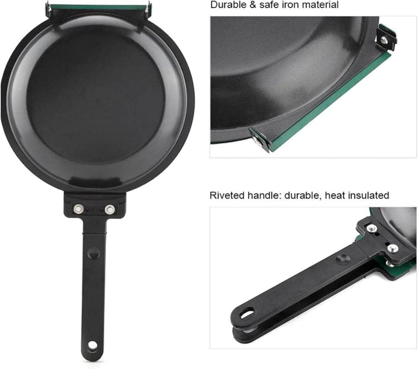 Multipurpose Nonstick Flip Frying Pan (Double-Sided)