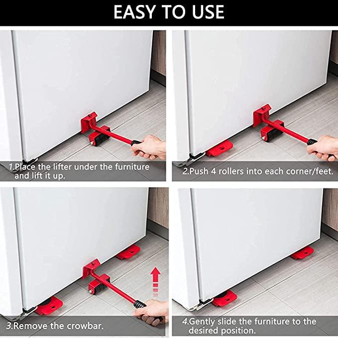 Bulky Furniture Lifter Tools (with Sliders for Easy and Safe Shifting) (for Heavy Weight)
