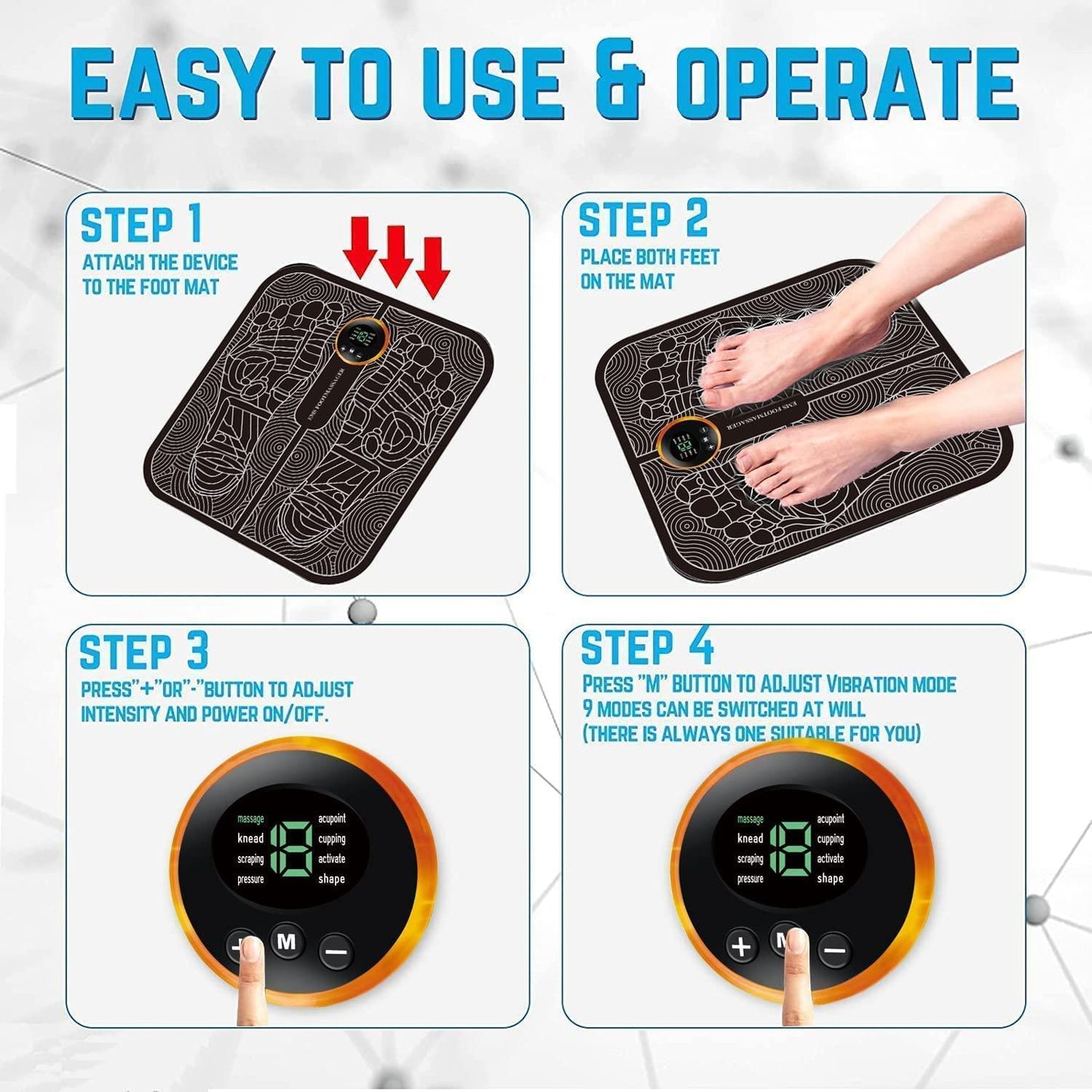 Wireless Foot Massager (Pain Reliever)