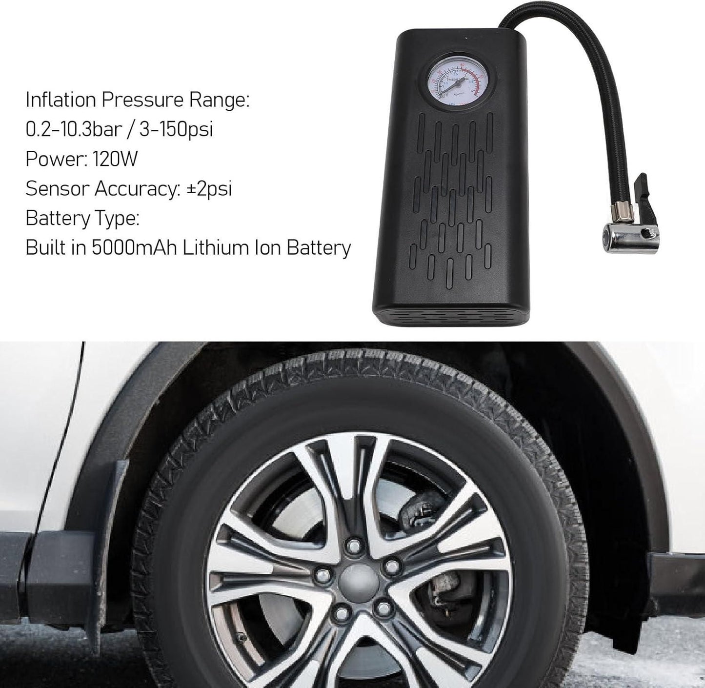 Air Compressor Tire Inflator (Portable)