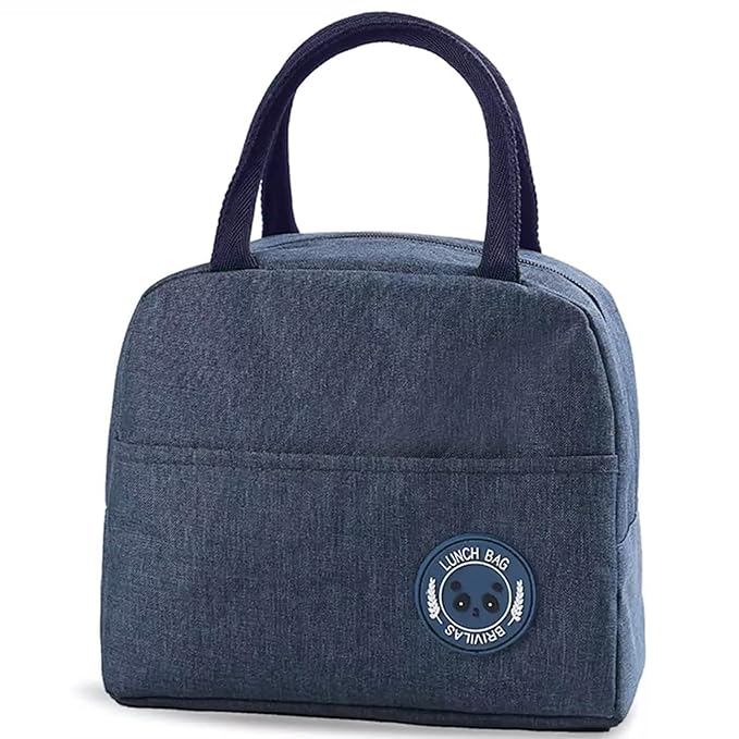 Lunch Box Bag, Lunch Bag with Insulated Material for Women, Man, Office, School, College, Beach, Picnic, Fishing, Hiking Travel, Cooler Tote Bag (5 Color options)