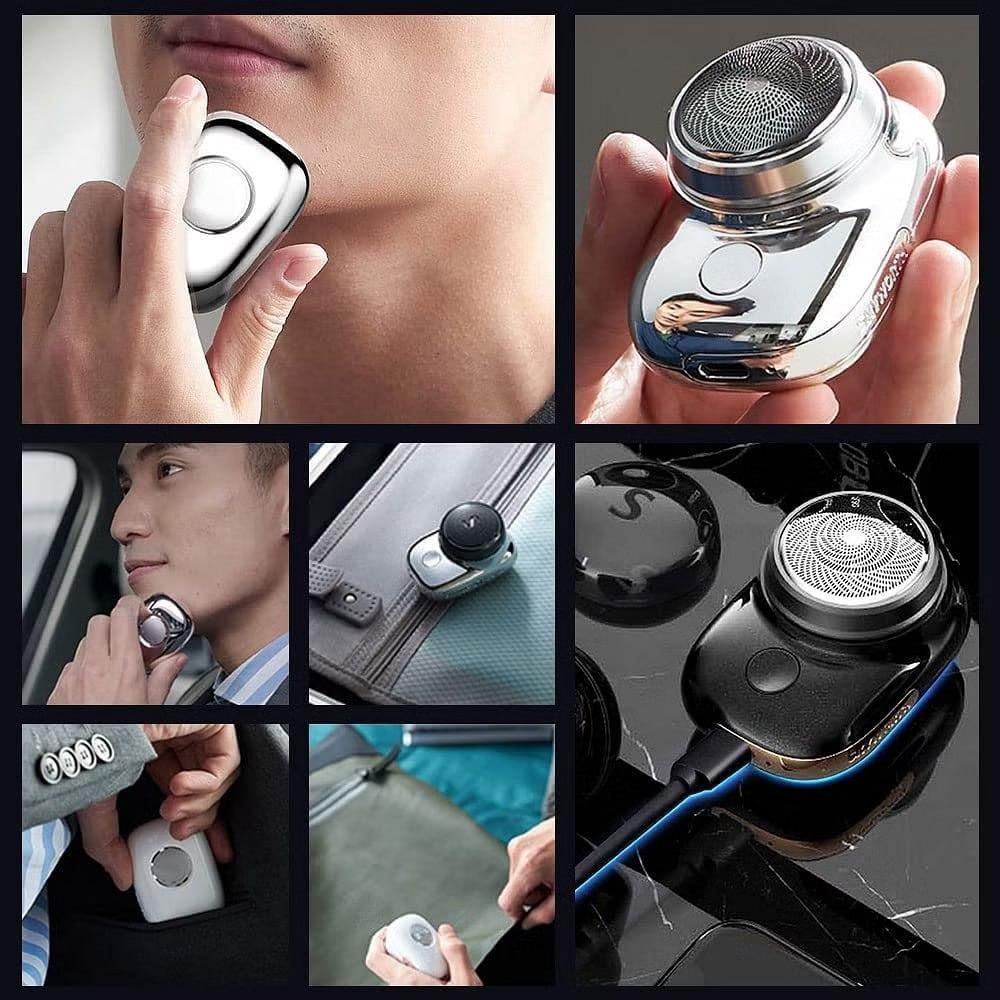 Portable Mini Electric Beard Trimmer (Unisex) (Rechargeable) (Electric Razor) (Pocket Friendly)