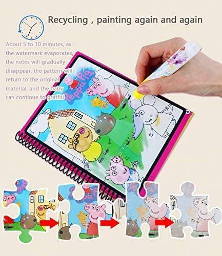 Magic Water Painting Book for Kids (2-5 years) (Reusable)