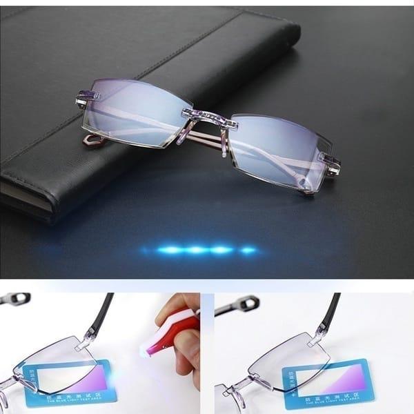 Semi-Rimless Progressive Multifocus Unisex Reading Glasses
