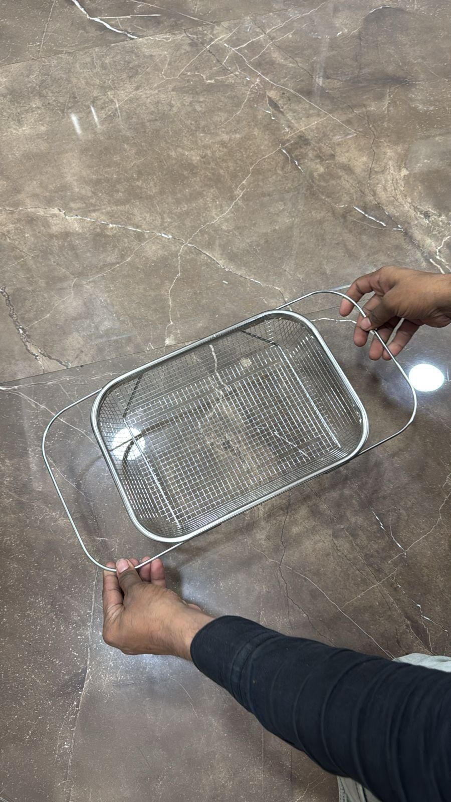 Stainless Steel Colander Strainer Drainer (with Handle)