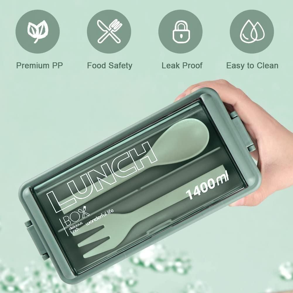 2-Layered Lunch Box (With 3 Compartment)