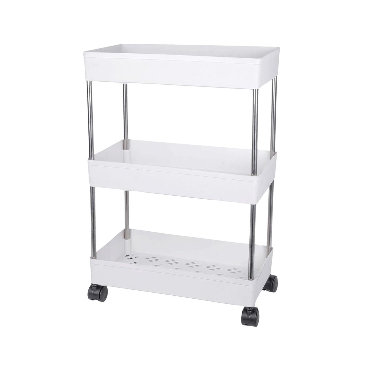 Storage Organizer Slim Rack Shelf (With Wheels)