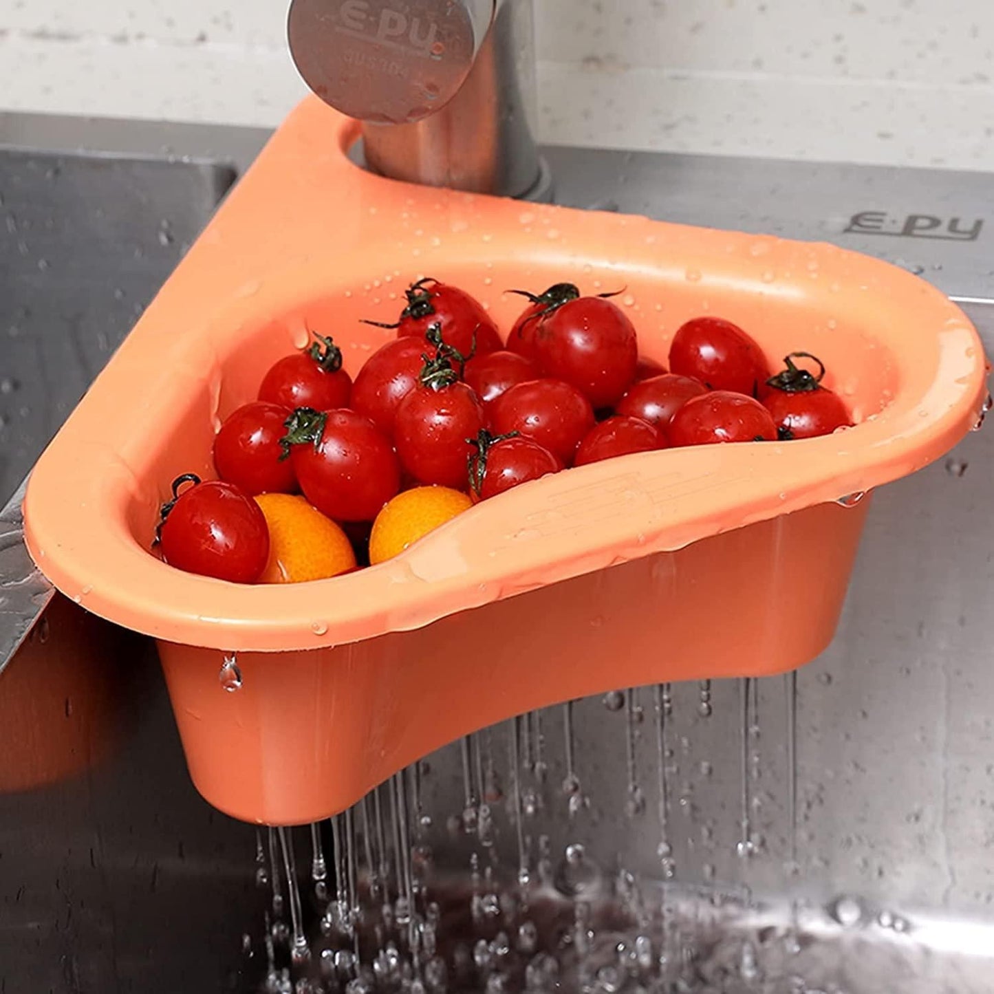 Kitchen Sink Organizer Corner Tray Strainer (Multipurpose)(Pack of 2)