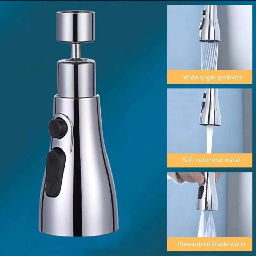 Pull Down Sink Sprayer Attachment (3 Modes) (Kitchen Faucet) (Anti -Splash 360° Rotatable)