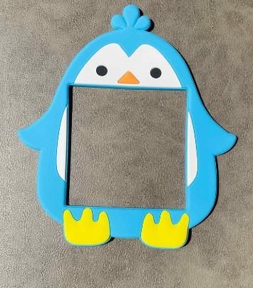 Cute Cartoon Power Socket Stickers (with Assorted Color) (Pack of 2)