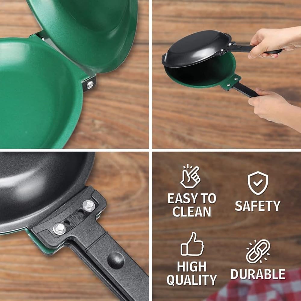 Multipurpose Nonstick Flip Frying Pan (Double-Sided)