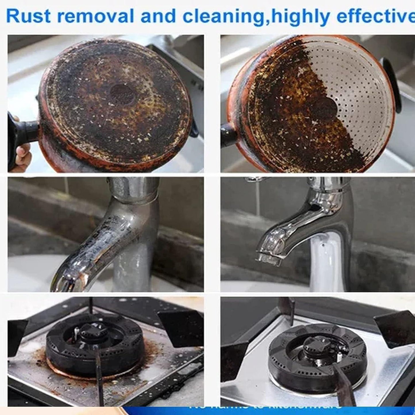 All Purpose Kitchen, Utensil & Sanitary Cleaners (Foam Rust Remover)(Pack of 1 )