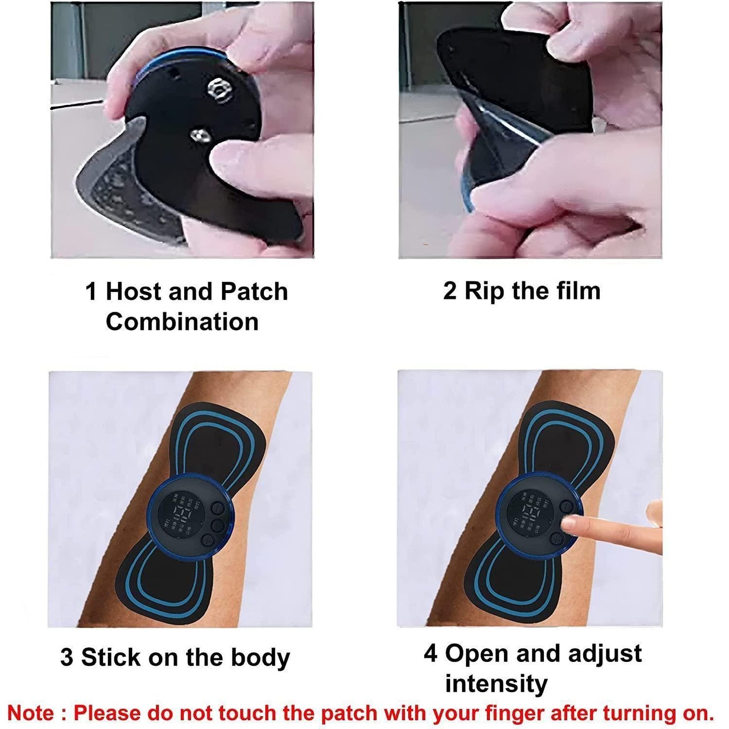 Pain Relief Mini Body Massager (Rechargeable) (Electric Massager) (for Men and Women)