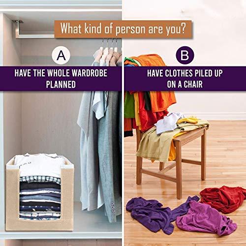 Foldable Shirts and Clothing Organizer Stackers (Closet Organizer)(Pack of 6)