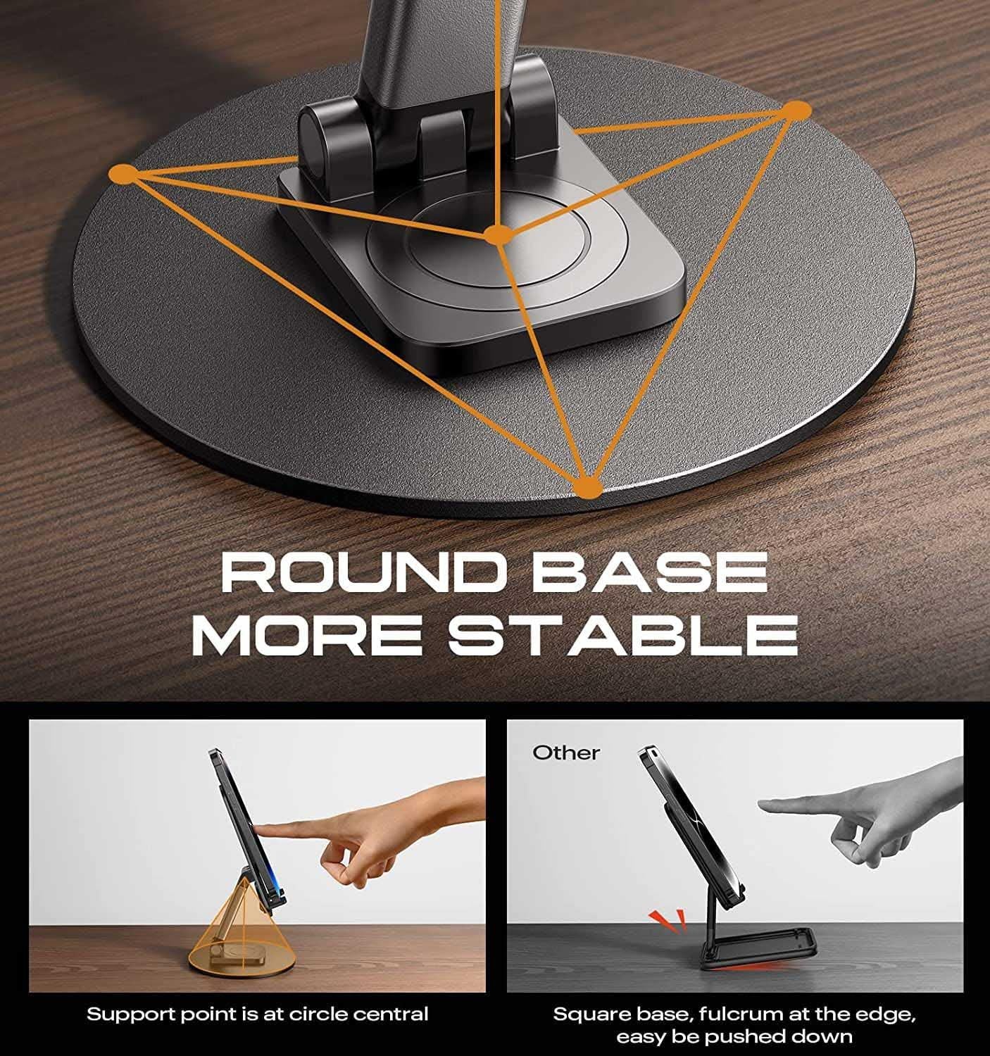 Mobile Phone Rack (360° Rotation Height and Angle)