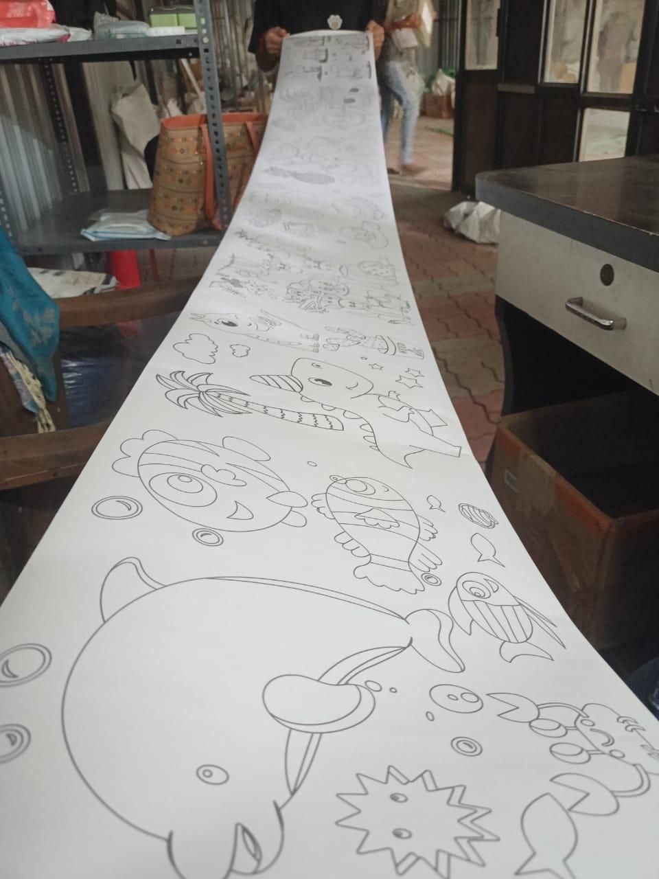 Kids Art Roll (Painting and Drawing Paper Roll)
