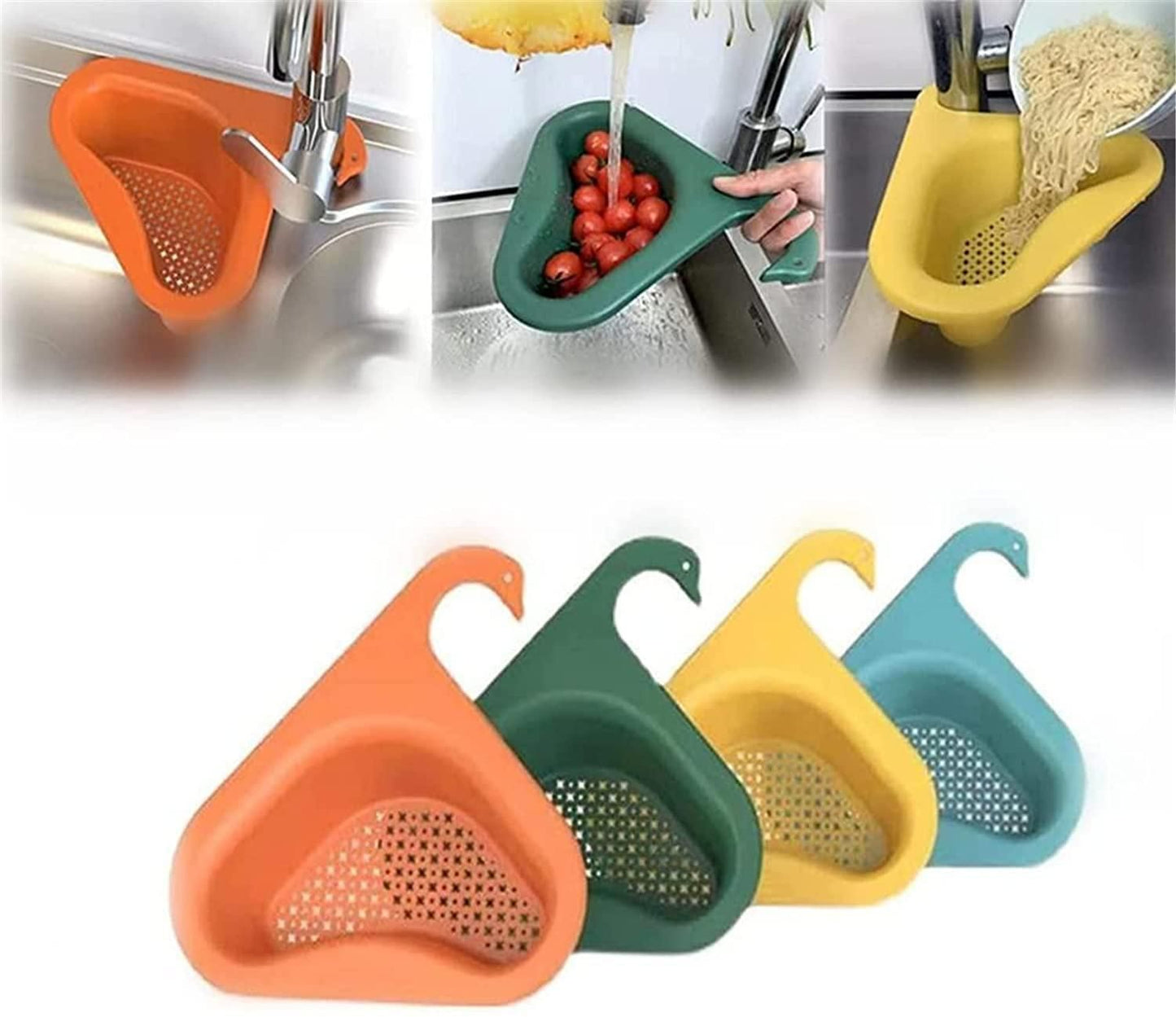 Kitchen Sink Organizer Corner Tray Strainer (Multipurpose)(Pack of 2)