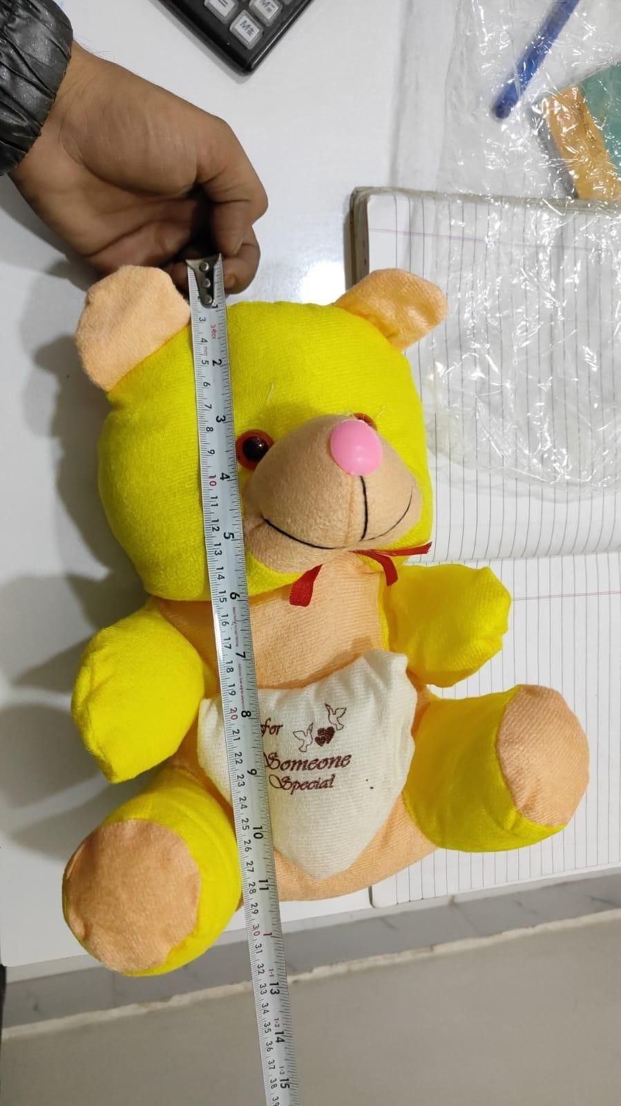 Soft And Cute Teddy Bear (With Love Quote)