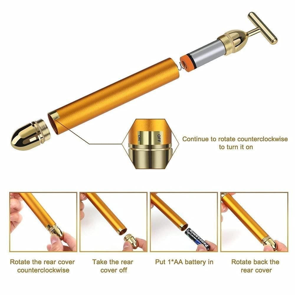 Electric Facial Massage Roller (Energy Beauty Bar)