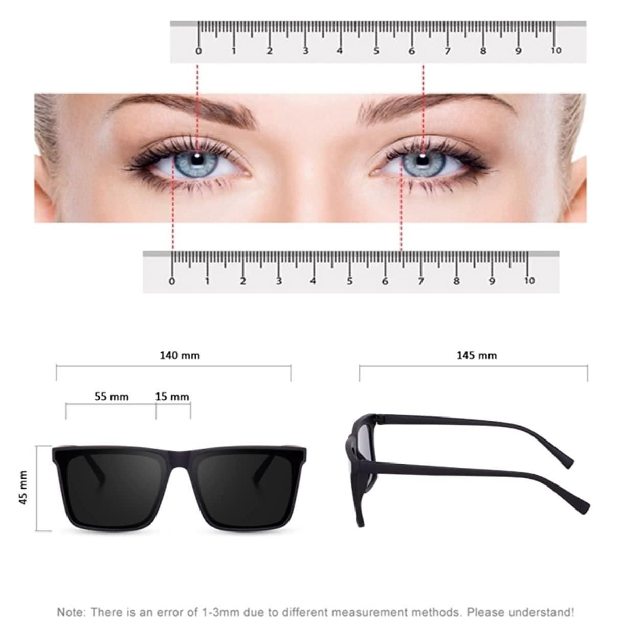 Stylish Square Sunglasses SSS (Polarized and UV Protected)