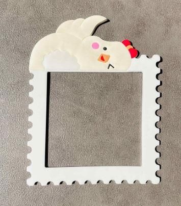 Cute Cartoon Power Socket Stickers (with Assorted Color) (Pack of 2)