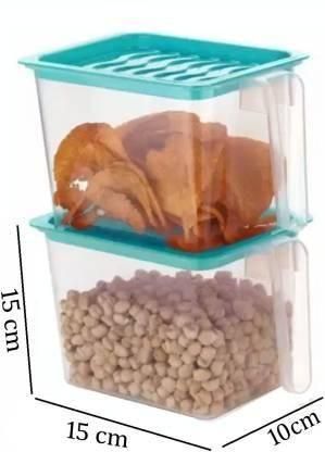 Unbreakable Food Container for kitchen storage with Handle (Pack of 6)