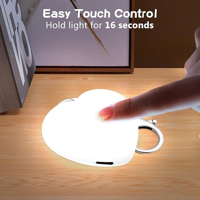 Heart-Shaped Purse Light Keychain (Automatic LED) (Auto-Touch)