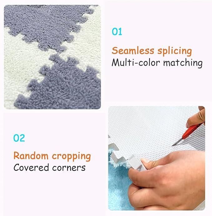 Interlocking Mat (Carpet Tiles) (Soft and Cozy) (6pc)