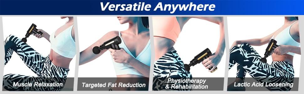 Electric Muscle Massager (Gun Shaped) (Portable)