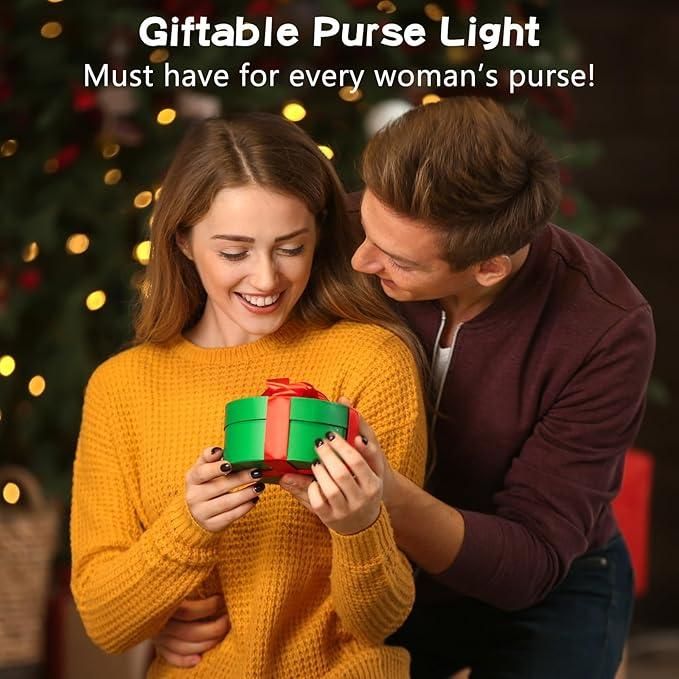 Heart-Shaped Purse Light Keychain (Automatic LED) (Auto-Touch)