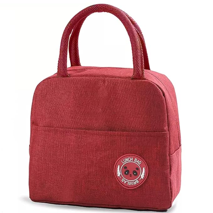 Lunch Box Bag, Lunch Bag with Insulated Material for Women, Man, Office, School, College, Beach, Picnic, Fishing, Hiking Travel, Cooler Tote Bag (5 Color options)