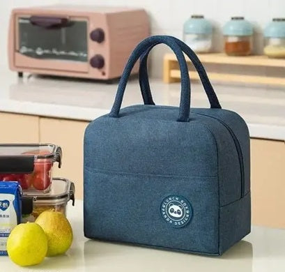 Lunch Box Bag, Lunch Bag with Insulated Material for Women, Man, Office, School, College, Beach, Picnic, Fishing, Hiking Travel, Cooler Tote Bag (5 Color options)