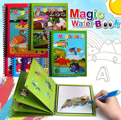 Magic Water Painting Book for Kids (2-5 years) (Reusable)