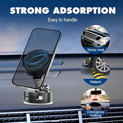Magnetic Phone Holder (Vacuum Suction) (Portable)