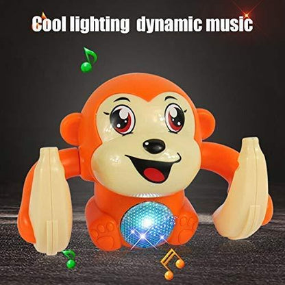 Spinning and Dancing Tumble Monkey (Rolling Doll)