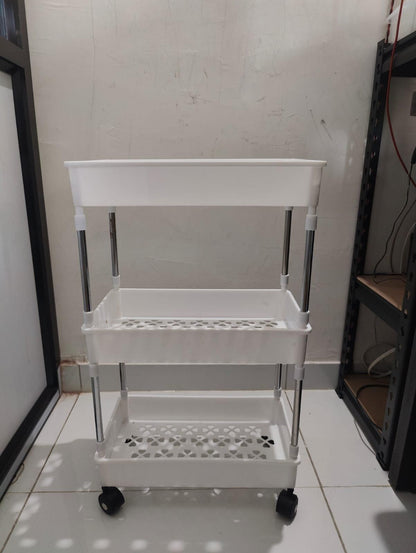 Storage Organizer Slim Rack Shelf (With Wheels)