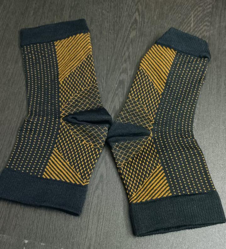 Yoga Sport Protect Socks (Swelling Arch Heel Socks) (Pack of 2 Pair)