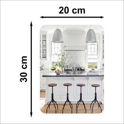 HD Mirror - Oval Shape & Square Shape Combo (Pack of 2)