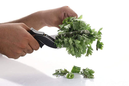 Smart Cutter - 2 in 1 Kitchen Knife (Cleaver Cutters) (with Locking Hinge) (Stainless Steel Blade)