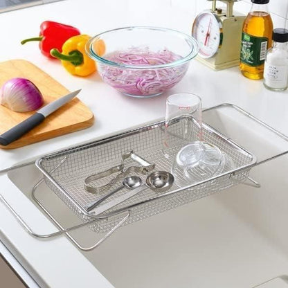 Stainless Steel Colander Strainer Drainer (with Handle)