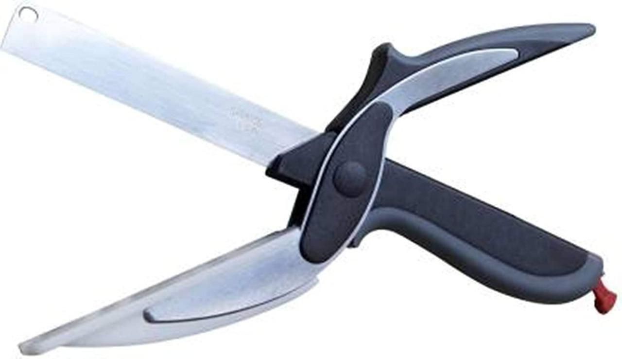 Smart Cutter - 2 in 1 Kitchen Knife (Cleaver Cutters) (with Locking Hinge) (Stainless Steel Blade)