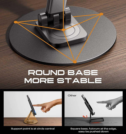 Mobile Phone Rack (360° Rotation Height and Angle)