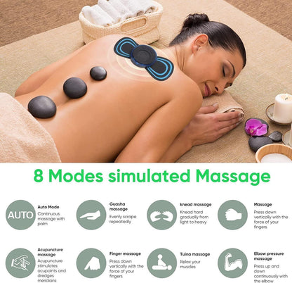 Pain Relief Mini Body Massager (Rechargeable) (Electric Massager) (for Men and Women)