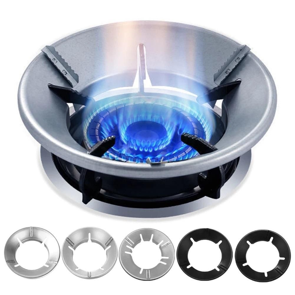 Disk-Windshield Bracket (Gas Stove Energy Saving) (Cover Disk Fire Reflection) (Windproof Stand)(Pack of 2)