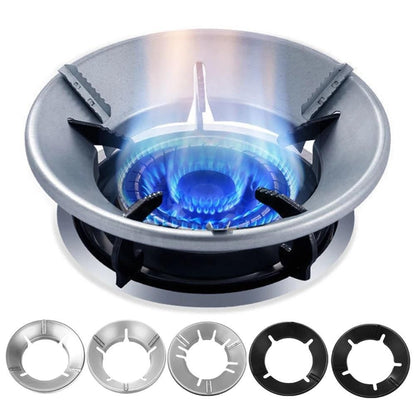 Disk-Windshield Bracket (Gas Stove Energy Saving) (Cover Disk Fire Reflection) (Windproof Stand)(Pack of 2)