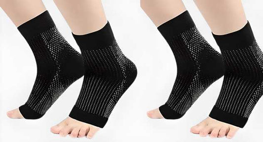 Yoga Sport Protect Socks (Swelling Arch Heel Socks) (Pack of 2 Pair)